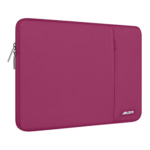 MOSISO Tablet Sleeve Hülle Kompatibel mit iPad 10. 10,9 Zoll 2022,iPad Air 5 10,9,iPad Pro 11 M2 2022-2018,iPad 9/8/7 10,2,iPad Air 4 10,9/Air 3 10,5,iPad 9,7,Polyester Vertikale Tasche,Weinrot von MOSISO