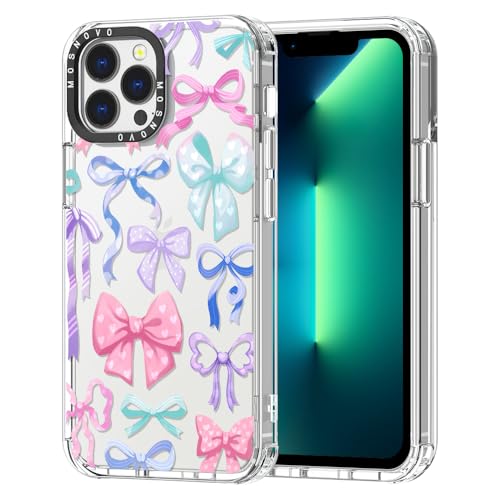 MOSNOVO für iPhone 13 Pro Max Hülle – Durchsichtige, schlanke, stoßfeste TPU+PC-Handyhülle, [6,6 Fuß Fallschutz/Anti-Abziehen] - Schleifen von MOSNOVO
