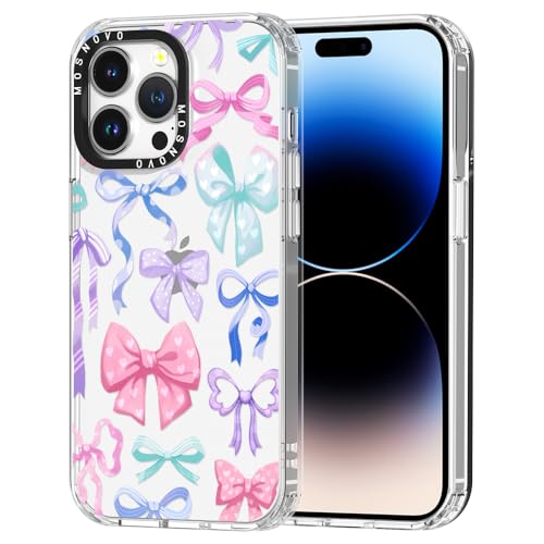MOSNOVO für iPhone 14 Pro Max Hülle – Durchsichtige, schlanke, stoßfeste TPU+PC-Handyhülle, [6,6 Fuß Fallschutz/Anti-Abziehen] - Schleifen von MOSNOVO