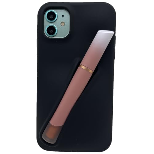 MOSSEGLEN Lipgloss-Schutzhülle für iPhone 11 Mit Halter, 3D-Cartoon-Motiv, Stoßfest, Weich, Flüssigsilikon für Damen Und Mädchen, 15,5 cm MOSSEGLEN Lipgloss-Schutzhülle für iPhone 11 Mit Halter, 3D-Cartoon-Motiv, Stoßfest, Weich, Flüssigsilikon für Damen Und Mädchen, 15,5 cm von MOSSEGLEN