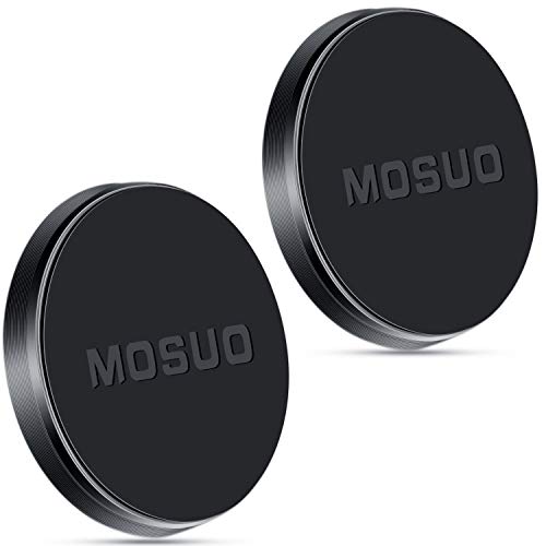 MOSUO Handyhalterung Auto Magnet, 2 Stücke KFZ Halterung Armaturenbrett Handyhalter Auto Universal für iPhone X 8 7 Plus 7s Samsung Huawei GPS-Gerät usw, Schwarz von MOSUO