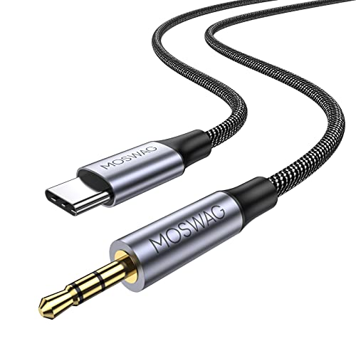 MOSWAG USB C auf 2,5 mm Audiokabel, USB C auf 2,5 mm Kopfhörer-Verlängerungskabel für Bose QuietComfort SE, QCSE, QC45, QC35 II, QC35, QC25 Kabel und weitere Kopfhörer mit 2,5 mm Anschluss von MOSWAG