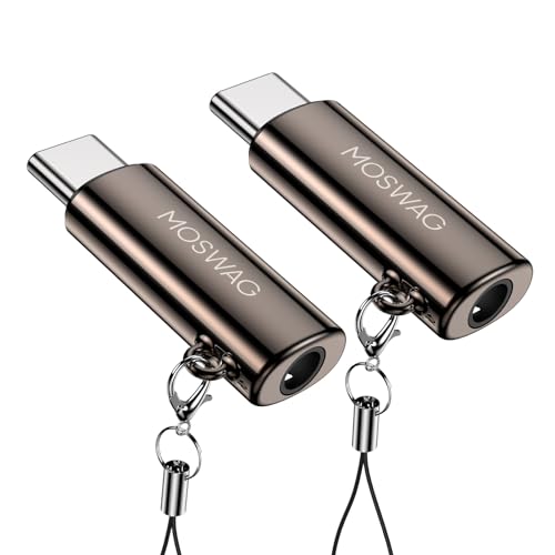 MOSWAG USB C auf 3,5mm Klinke,Typc C auf 3,5mm Aux Kopfhörer Adapter,USB C auf Aux Audio Zinklegierung Adapter für Samsung GalaxyS23 S22 S21 Ultra,Pixel 7/6 iPad Pro/Air/Mini Oneplus 10 Pro MOSWAG USB C auf 3,5mm Klinke,Typc C auf 3,5mm Aux Kopfhörer Adapter,USB C auf Aux Audio Zinklegierung Adapter für Samsung GalaxyS23 S22 S21 Ultra,Pixel 7/6 iPad Pro/Air/Mini Oneplus 10 Pro von MOSWAG
