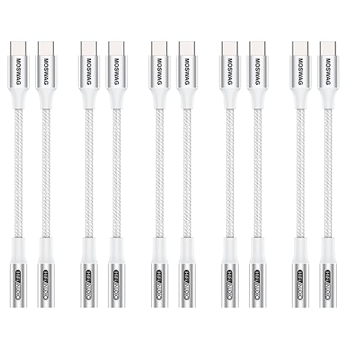 MOSWAG USB Typ C auf 3.5mm Kopfhörer Jack Adapter, Audio USB C auf Aux Dongle Kabel für iPhone 16 Pro Max/16 Pro/16 Plus/16/15 Pro/15, Samsung Galaxy S24 S23 S22 S21 S20, Huawei, Pixel, ipad und mehr MOSWAG USB Typ C auf 3.5mm Kopfhörer Jack Adapter, Audio USB C auf Aux Dongle Kabel für iPhone 16 Pro Max/16 Pro/16 Plus/16/15 Pro/15, Samsung Galaxy S24 S23 S22 S21 S20, Huawei, Pixel, ipad und mehr von MOSWAG