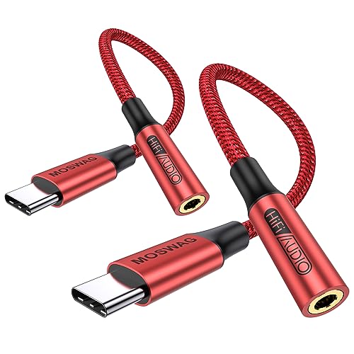 MOSWAG USB Typ C auf 3.5mm Kopfhörer Jack Adapter, Audio USB C auf Aux Dongle Kabel für iPhone 16 Pro Max/16 Pro/16 Plus/16/15 Pro/15, Samsung Galaxy S24 S23 S22 S21 S20, Huawei, Pixel, ipad und mehr MOSWAG USB Typ C auf 3.5mm Kopfhörer Jack Adapter, Audio USB C auf Aux Dongle Kabel für iPhone 16 Pro Max/16 Pro/16 Plus/16/15 Pro/15, Samsung Galaxy S24 S23 S22 S21 S20, Huawei, Pixel, ipad und mehr von MOSWAG