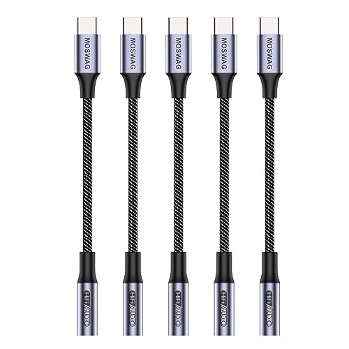 MOSWAG USB Typ C auf 3.5mm Kopfhörer Jack Adapter, Audio USB C auf Aux Dongle Kabel für iPhone 16 Pro Max/16 Pro/16 Plus/16/15 Pro/15, Samsung Galaxy S24 S23 S22 S21 S20, Huawei, Pixel, ipad und mehr MOSWAG USB Typ C auf 3.5mm Kopfhörer Jack Adapter, Audio USB C auf Aux Dongle Kabel für iPhone 16 Pro Max/16 Pro/16 Plus/16/15 Pro/15, Samsung Galaxy S24 S23 S22 S21 S20, Huawei, Pixel, ipad und mehr von MOSWAG