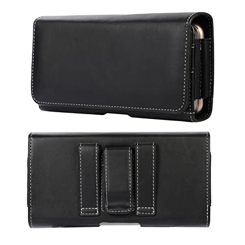 Handy Gürteltasche Leder mit Gürtelclip, Handy Hüfttasche Leder Schwarz, Horizontale Leder Handytasche Smartphone Beutel Bügel Handy Gürteltaschen Armband Tasche mit Karteninhaber Gürtelschlaufe Handy Gürteltasche Leder mit Gürtelclip, Handy Hüfttasche Leder Schwarz, Horizontale Leder Handytasche Smartphone Beutel Bügel Handy Gürteltaschen Armband Tasche mit Karteninhaber Gürtelschlaufe von MOTALER