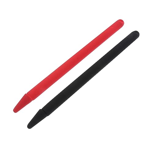 MOTHNUR 1 Satz 2 Stück Stylus Schutzhülle Applepencil2 Ersatzhülle Stylus Pen Abdeckung Stift für Tablette zweite Punkt Bleistift Stylus Stiftetui Schutzhülle für Stift Kieselgel rot von MOTHNUR