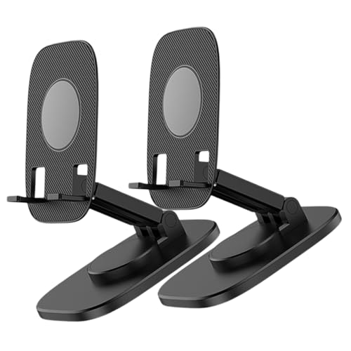 MOTHNUR 2 Stück 360 Tragbarer Telefonhalter, Handyständer, Desktop Telefonhalter, Handy Schreibtischständer, Halter, Universell Verstellbarer Telefonhalter, Universeller Telefonhalter, von MOTHNUR