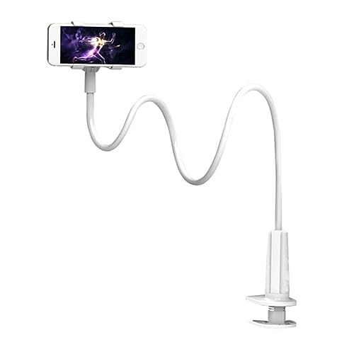 MOTHNUR 360 Handyständer Schreibtisch fauler Telefonständer Handy -Kickstand Mobiltelefonständer handyhalterung Handy aufsteller Cellphone Stand Telefonregal Telefonhalter Weiß von MOTHNUR