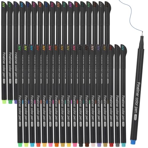 MOTIBACK 36 Farben Fineliner Set – 0.4mm Feine Filzstifte, Wasserdichte Pigment Fineliner für Präzisionszeichnen, Kalligraphie, Manga, Skizzen & Schreiben MOTIBACK 36 Farben Fineliner Set – 0.4mm Feine Filzstifte, Wasserdichte Pigment Fineliner für Präzisionszeichnen, Kalligraphie, Manga, Skizzen & Schreiben von MOTIBACK