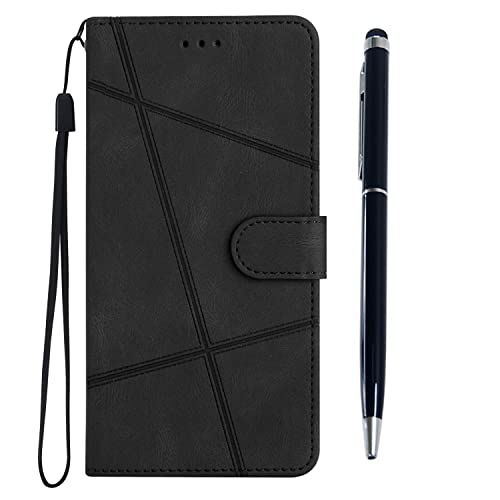 Flip Premium Wallet Handyhülle Stoßfest PU Leder Magnet Cover Entwickelt für Huawei P20 Pro mit Ständer Kartenhalter & 1 Touch Pen - Schwarz Flip Premium Wallet Handyhülle Stoßfest PU Leder Magnet Cover Entwickelt für Huawei P20 Pro mit Ständer Kartenhalter & 1 Touch Pen - Schwarz von MOTIKO