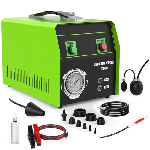 12V EVAP Nebelmaschine KFZ Dual-Modi mit Druckanzeige, MOTOCOCHE Auto Rauch Leck Detektor Rauchmaschine Lecksucher Diagnose für Fahrzeug Motorräder Boot ect. von MOTOCOCHE