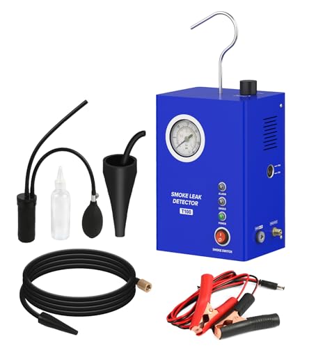 MOTOCOCHE EVAP Rauchmaschine Nebelmaschine KFZ, Eingebaute Luftpumpe, Rauchlecksucher mit Manometer für alle DC 12V Autos, Motorräder, Leicht-LKWs, Boote, ATV, Schneemobile ect. von MOTOCOCHE