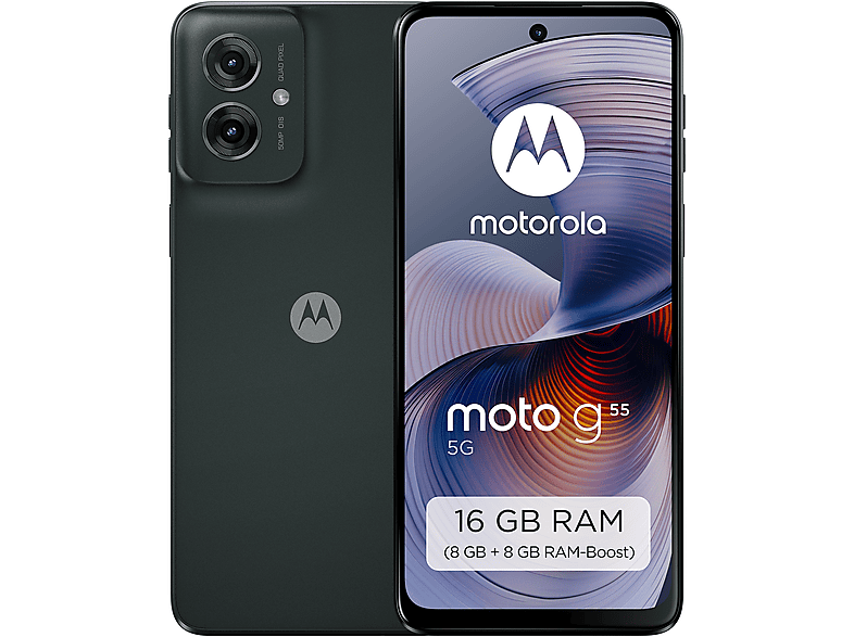 MOTOROLA moto g55 5G 256 GB Forest Grey Dual SIM von MOTOROLA