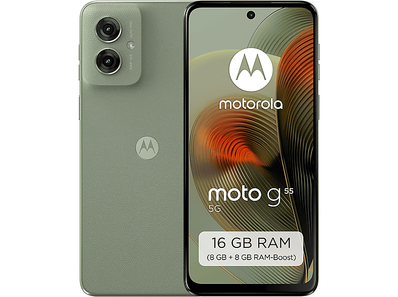 MOTOROLA moto g55 5G 256 GB Smoky Green Dual SIM MOTOROLA moto g55 5G 256 GB Smoky Green Dual SIM von MOTOROLA