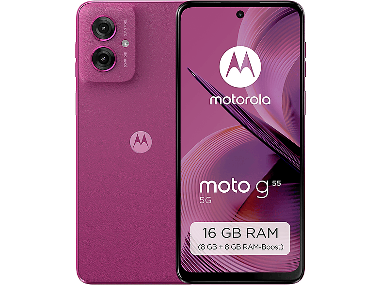 MOTOROLA moto g55 5G 256 GB Twilight Purple Dual SIM von MOTOROLA
