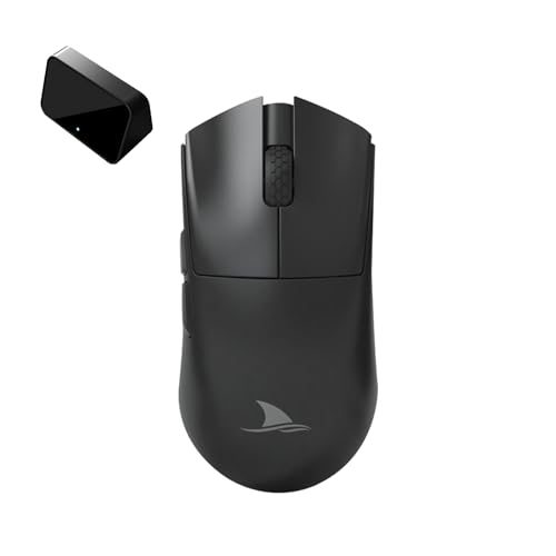 MOTOSPEED Darmoshark M3s 2KHz Wireless Gaming Mouse, Tri-Mode 2.4G/USB-C/Bluetooth Mouse Up to 26000DPI, PAW3395 Optical Sensor, Lightweight 54g, 5 Programmable Button, Computer Mouse for Laptop, PC, von MOTOSPEED