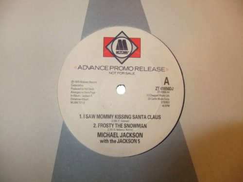 MICHAEL JACKSON & THE JACKSON 5. I SAW MOMMY KISSING SANTA CLAUS. RARE 4 TRACK CHRISTMAS HITS ADVANCE 12" VINYL SINGLE (NOT CD) von MOTOWN RECORDS