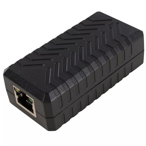 1 Port 100Mbps PoE Extender, Extender IEEE802.3af 1 in 1 Out Netzteil für PoE Kamera/PoE Gerät von MOUDOAUER