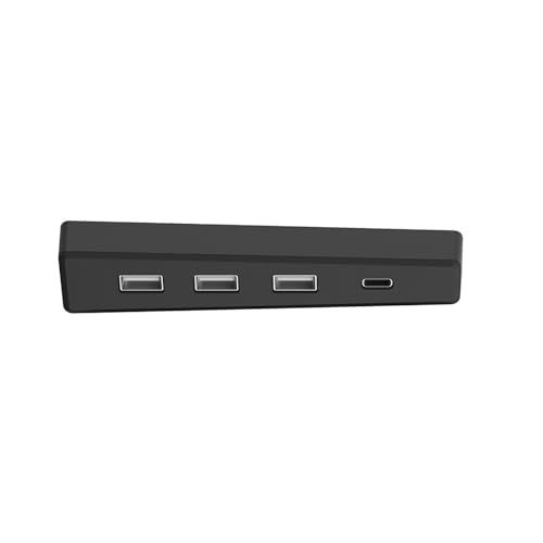 3 Port USB 2.0 Expansion Hub Splitter High-Speed Expansion Hub Charger Extender für PS5 Slim Gaming Console von MOUDOAUER