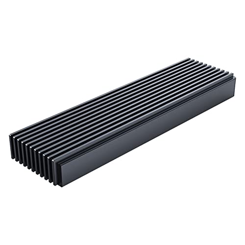 MOUDOAUER Aluminium M.2 NVME Gehäuse Typ C Gen2 10 Gbit/s PCIe SSD USB 3.1 Externes Laufwerk Gehäuse Plug & Play für PC Handy Zubehör von MOUDOAUER