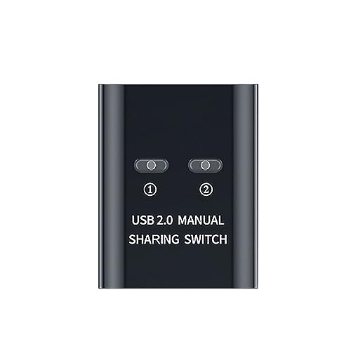 USB 2.0 Switch 4 Computer, 2 Computer teilen 1 USB-Geräte Switcher Box Hub für Maus Tastatur Scanner Drucker PCs USB 2.0 Switch 4 Computer, 2 Computer teilen 1 USB-Geräte Switcher Box Hub für Maus Tastatur Scanner Drucker PCs von MOUDOAUER