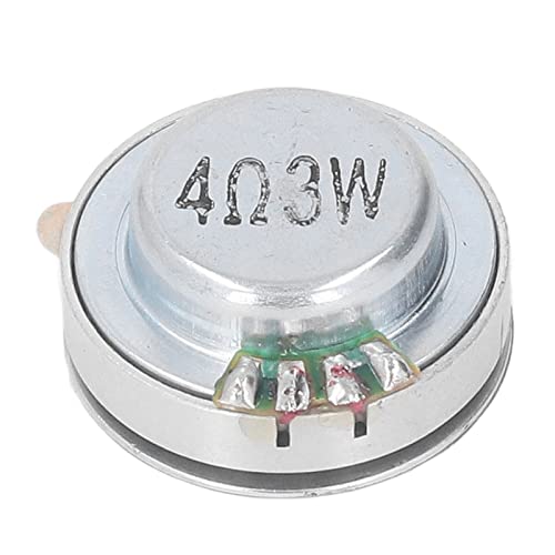 MOUMOUTEN 26 mm Full Range Resonance Speaker, starker Bass, eingebauter Magnet mit Edelstahl -Splitter, geeignet für MP3-, MP4-, CD- und Mobilgeräte, geeignet (4.) von MOUMOUTEN