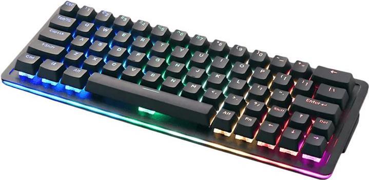 MOUNTAIN Everest 60 RGB Gaming Tastatur - Linear 45, ANSI, US-Layout, schwarz (MG-EVK60B-ML1-US) von MOUNTAIN