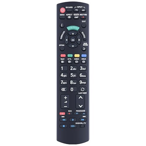 MOVHEIYL N2QAYB000490 Ersatz Fernbedienung für Panasonic TV TX-L42E3E TX-LF42G20S TX-P46G30E TX-P42GW30 TX-P42G30E TX-P46G30E TX-P50G30E TX-L32E30E TX-LR32E30 TX-PF50G30 TX-PF42G30E von MOVHEIYL
