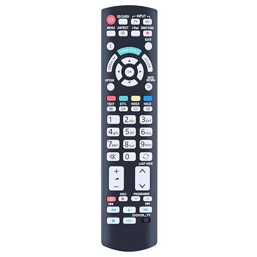 MOVHEIYL N2QAYB000504 Ersatz Fernbedienung für Panasonic TV TX-P42GT20E TX-L37D25E TX-L37G20E TX-P42GW30S TX-L37V20E TX-L42D25E TX-L37EW30 TX-L42ES31 TX-L32D28EP TX-L32D25E TX-L32G20E von MOVHEIYL
