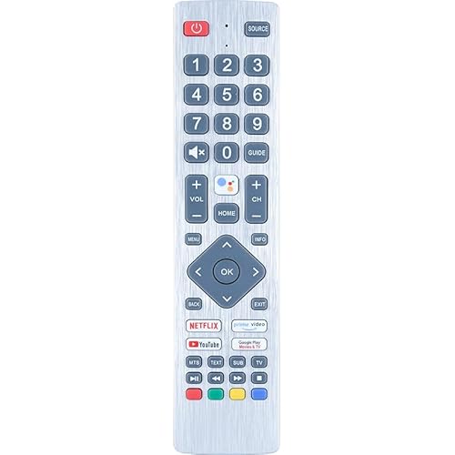 MOVHEIYL SHWRMC0133 Ersatz Fernbedienung für Sharp Aquos TV 40BN6EA 43BI2EA 43BI5EA 43BL2EA 43BL3EA A 43BL5 EA 43BN5EA 43BN6EA 49BL2EA 32BI6EA 40BI2EA 40BI5EA 40BL2EA 40BL3EA (Keine Sprachfunktion) von MOVHEIYL