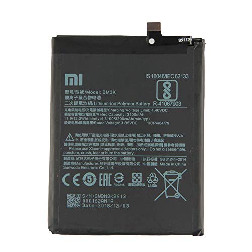 MOVILSTORE Interner Akku BM3K 3100 mAh, kompatibel mit Xiaomi Mi Mix 3 von MOVILSTORE