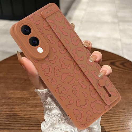 MOWIME Kompatibel mit Samsung Galaxy S25 Edge Hülle mit Band Handgelenk, Gepardendruck, stoßfest, weiche TPU-Schutzhülle für Frauen und Mädchen, Anti-Kratz-Hülle für Galaxy S25 Edge 6,7 Zoll, Braun MOWIME Kompatibel mit Samsung Galaxy S25 Edge Hülle mit Band Handgelenk, Gepardendruck, stoßfest, weiche TPU-Schutzhülle für Frauen und Mädchen, Anti-Kratz-Hülle für Galaxy S25 Edge 6,7 Zoll, Braun von MOWIME