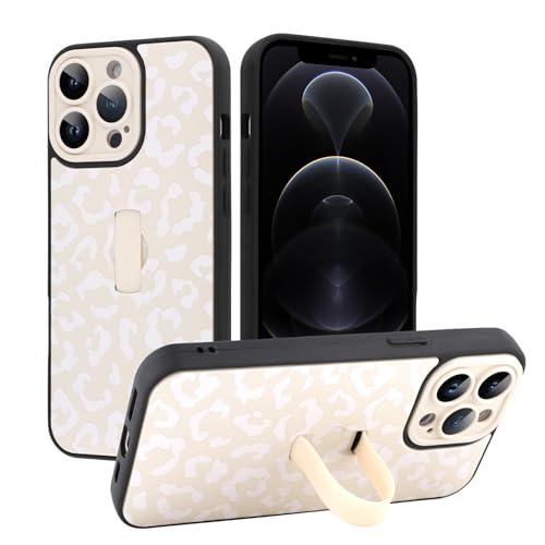 MOWIME Kompatibel mit iPhone 12 Pro Max Hülle mit Fingerschlaufe, Gepardendruck, stoßfest, weiche TPU-Schutzhülle für Frauen und Mädchen, schlanke Anti-Kratz-Hülle für iPhone 12 Pro Max 6,7 Zoll, Weiß MOWIME Kompatibel mit iPhone 12 Pro Max Hülle mit Fingerschlaufe, Gepardendruck, stoßfest, weiche TPU-Schutzhülle für Frauen und Mädchen, schlanke Anti-Kratz-Hülle für iPhone 12 Pro Max 6,7 Zoll, Weiß von MOWIME