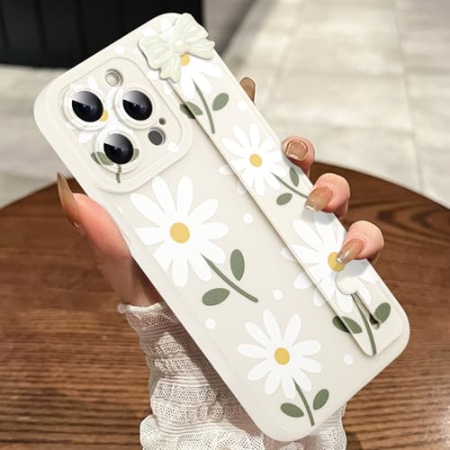MOWIME Kompatibel mit iPhone 15 Pro Max Hülle mit Schleife, Gänseblümchen, stoßfest, weiche TPU-Schutzhülle für Frauen und Mädchen, schlanke Anti-Kratz-Hülle für iPhone 15 Pro Max 6,7 Zoll, Weiß MOWIME Kompatibel mit iPhone 15 Pro Max Hülle mit Schleife, Gänseblümchen, stoßfest, weiche TPU-Schutzhülle für Frauen und Mädchen, schlanke Anti-Kratz-Hülle für iPhone 15 Pro Max 6,7 Zoll, Weiß von MOWIME