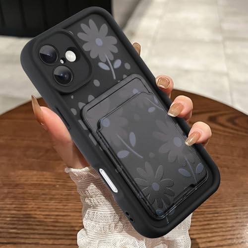 MOWIME Kompatibel mit iPhone 16 Hülle mit Kartenhalter, Gänseblümchen-Blumenmuster, stoßfest, weiche TPU-Schutzhülle, für Damen und Mädchen, Anti-Kratzer Brieftaschenhülle für iPhone 16 6,1 Zoll MOWIME Kompatibel mit iPhone 16 Hülle mit Kartenhalter, Gänseblümchen-Blumenmuster, stoßfest, weiche TPU-Schutzhülle, für Damen und Mädchen, Anti-Kratzer Brieftaschenhülle für iPhone 16 6,1 Zoll von MOWIME