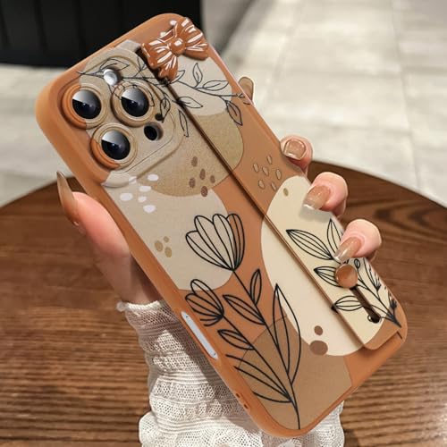 MOWIME Kompatibel mit iPhone 16 Pro Max Hülle mit Schleife, Blumenmotiv, stoßfest, weiche TPU-Schutzhülle für Frauen und Mädchen, schlanke Anti-Kratz-Hülle für iPhone 16 Pro Max 6,9 Zoll, Braun MOWIME Kompatibel mit iPhone 16 Pro Max Hülle mit Schleife, Blumenmotiv, stoßfest, weiche TPU-Schutzhülle für Frauen und Mädchen, schlanke Anti-Kratz-Hülle für iPhone 16 Pro Max 6,9 Zoll, Braun von MOWIME