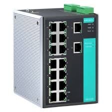 Moxa EDS-516A Ethernet-Switch mit 16 Anschlüssen, 16 10/100 BaseTx Ports mit VLAN, IGMP Snooping, Port Trunking, RMON und QoS von MOXA