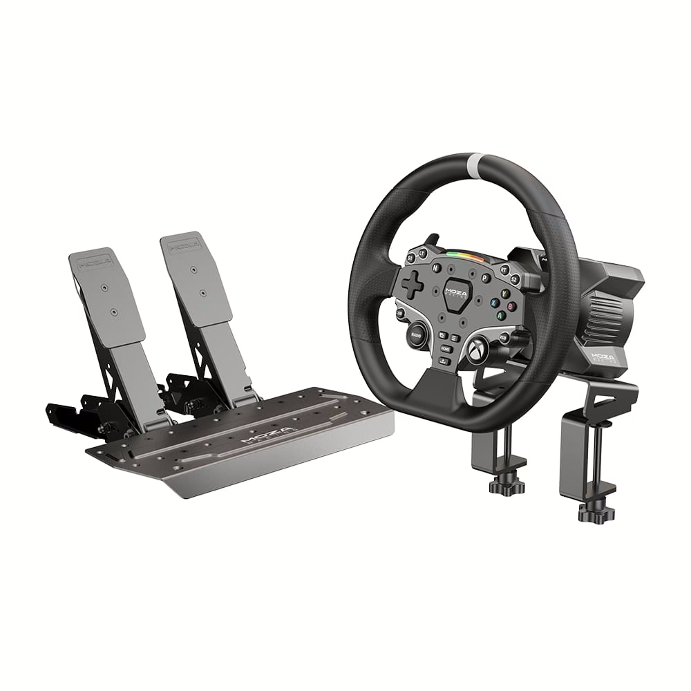 MOZA Racing R3 Bundle für XBOX & PC lizensiertes XBOX Racing Bundle mit Lenkrad, Motor und Pedalen, Motor mit 3,9 NM Drehmoment MOZA Racing R3 Bundle für XBOX & PC lizensiertes XBOX Racing Bundle mit Lenkrad, Motor und Pedalen, Motor mit 3,9 NM Drehmoment von MOZA Racing