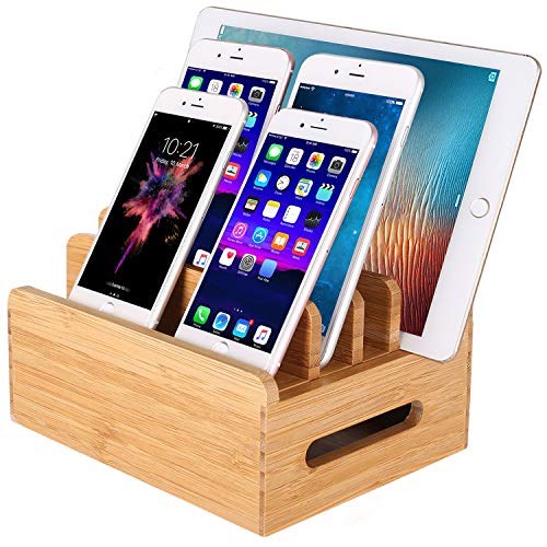 MOZOWO Ladestation aus Bambus Holz Mehrere Geräte Ladegerät Ladestation Ladegerat Halterung Ständer compatible with iPhone 12 11 Pro MAX XS XR X 8 7 6 6S Plus Samsung LG Sony Smartphones Tablets MOZOWO Ladestation aus Bambus Holz Mehrere Geräte Ladegerät Ladestation Ladegerat Halterung Ständer compatible with iPhone 12 11 Pro MAX XS XR X 8 7 6 6S Plus Samsung LG Sony Smartphones Tablets von MOZOWO