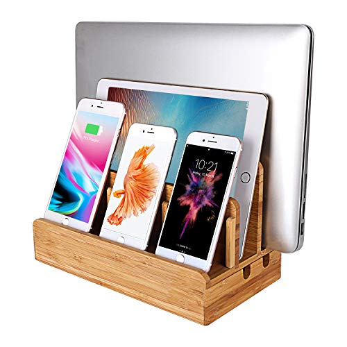 MOZOWO Ladestation aus Bambus Holz für mehrere Geräte Ladestation und Kabel-Organizer compatible with iPhone 12 11 Pro Max XS XR X 8 Plus iPad Mini Pro Air Samsung Smartphones Handys Tablets Laptop MOZOWO Ladestation aus Bambus Holz für mehrere Geräte Ladestation und Kabel-Organizer compatible with iPhone 12 11 Pro Max XS XR X 8 Plus iPad Mini Pro Air Samsung Smartphones Handys Tablets Laptop von MOZOWO