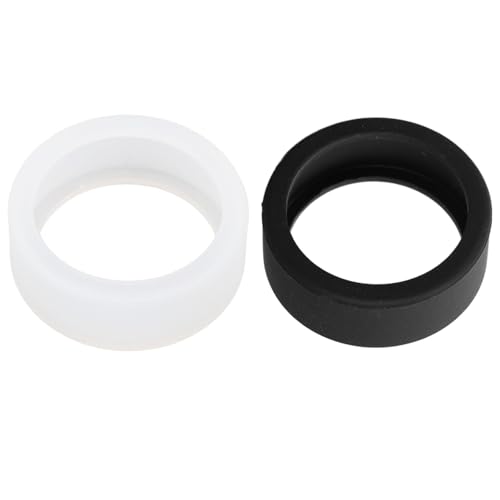 MOZUO Smart Ring Silikon berzug Schwarz Und Weiss F r Alle Smart Ringe Auf Dem Markt (S) von MOZUO