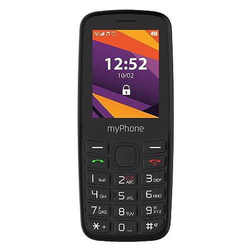 myPhone 6410 LTE 4G einfaches Telefon mit klarem Display und großen Tasten, großer 1400-mAh-Akku, Bluetoth, Radio, Fackel LED, großes 124-MB-Laufwerk von MP myPhone