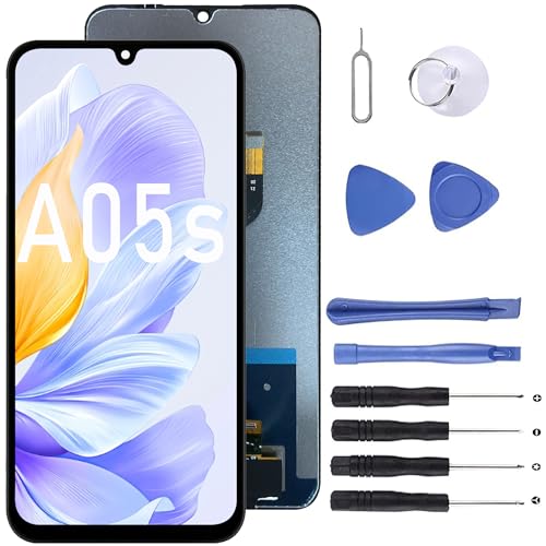 MP+ A05s Bildschirm-Ersatz für Samsung Galaxy A05s mit Reparaturwerkzeug-Set, LCD-Touch-Display, Digitizer für SM-A057F, SM-A057F/DS MP+ A05s Bildschirm-Ersatz für Samsung Galaxy A05s mit Reparaturwerkzeug-Set, LCD-Touch-Display, Digitizer für SM-A057F, SM-A057F/DS von MP+