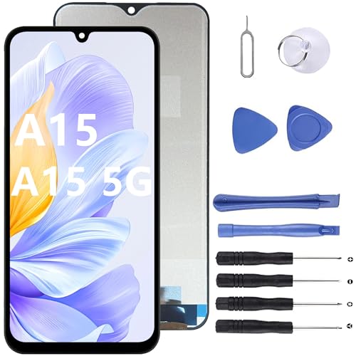 MP+ A15 Bildschirm-Ersatz für Samsung Galaxy A15 4G / A15 5G mit Reparaturwerkzeug-Set, LCD-Touch-Display, Digitizer für SM-A155F, SM-A156B MP+ A15 Bildschirm-Ersatz für Samsung Galaxy A15 4G / A15 5G mit Reparaturwerkzeug-Set, LCD-Touch-Display, Digitizer für SM-A155F, SM-A156B von MP+