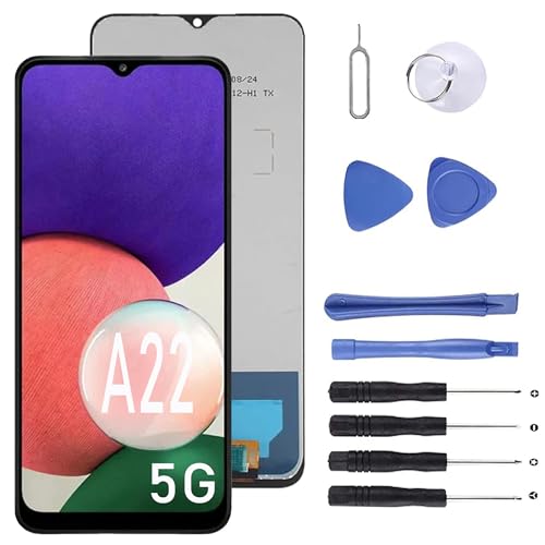 MP+ A22 Bildschirm-Ersatz für Samsung Galaxy A22 5G mit Reparaturwerkzeug-Set, LCD-Touch-Display, Digitizer für SM-A226B SM-A226B/DS MP+ A22 Bildschirm-Ersatz für Samsung Galaxy A22 5G mit Reparaturwerkzeug-Set, LCD-Touch-Display, Digitizer für SM-A226B SM-A226B/DS von MP+