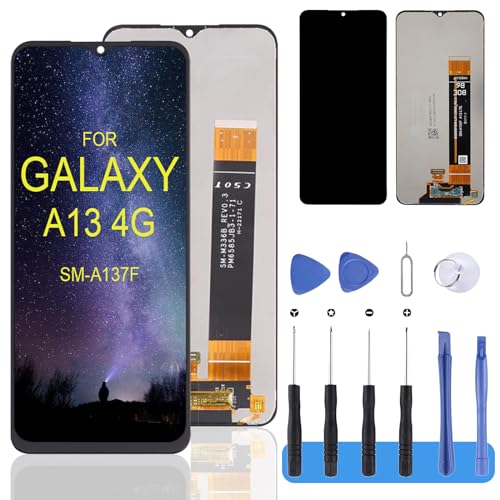 MP+ Ersatz-Bildschirm-Ersatz für Samsung Galaxy A13 4G, SM-A137F SM-A137F/DSN Display, komplettes Montage-Reparatur-Set für Galaxy A137, Ersatzzubehör mit Werkzeug, für Samsung Galaxy A13 Bildschirm MP+ Ersatz-Bildschirm-Ersatz für Samsung Galaxy A13 4G, SM-A137F SM-A137F/DSN Display, komplettes Montage-Reparatur-Set für Galaxy A137, Ersatzzubehör mit Werkzeug, für Samsung Galaxy A13 Bildschirm von MP+