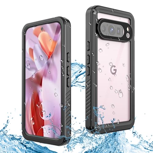 MP+ Wasserdichte Schutzhülle für Google Pixel 9 Pro, IP68-zertifiziert, wasserdicht, staubdicht, mit integriertem Displayschutz, 360-Grad-Ganzkörper-Schutzhülle für Pixel 9 Pro, Schwarz MP+ Wasserdichte Schutzhülle für Google Pixel 9 Pro, IP68-zertifiziert, wasserdicht, staubdicht, mit integriertem Displayschutz, 360-Grad-Ganzkörper-Schutzhülle für Pixel 9 Pro, Schwarz von MP+