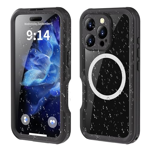 MP+ Wasserdichtes Schutzhülle für iPhone 16 Pro, IP68 Ganzkörperversiegelung, staubdicht und stoßfest, zum Schwimmen, Unterwasser-Telefongehäuse von MP+
